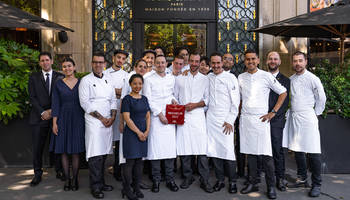 Equipe Lucas Carton étoile Michelin Hugo Bourny