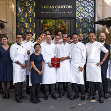 Equipe Lucas Carton étoile Michelin Hugo Bourny